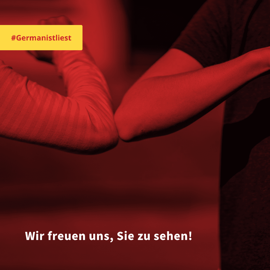 Wir freuen uns, Sie zu sehen! #Germanistliest
